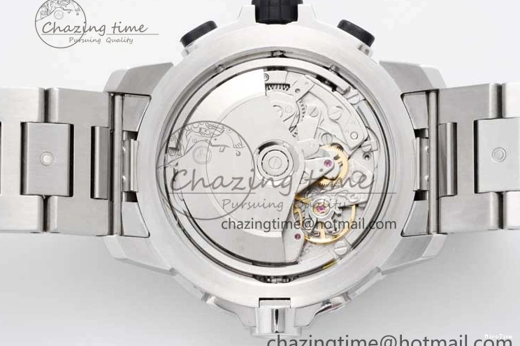 MIROTIME 0205 EasyCare Aquatimer Chrono SS V6SF 1:1 Best Edition Gray Dial on SS Bracelet A 7035